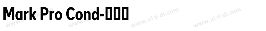 Mark Pro Cond字体转换 Mark Pro Cond字体转换
